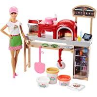 Barbie Quiero Ser pizza chef- muñeca y accesorios de juguete- regalo para niñas y niños 3-9 años (Mattel FHR09) - color…